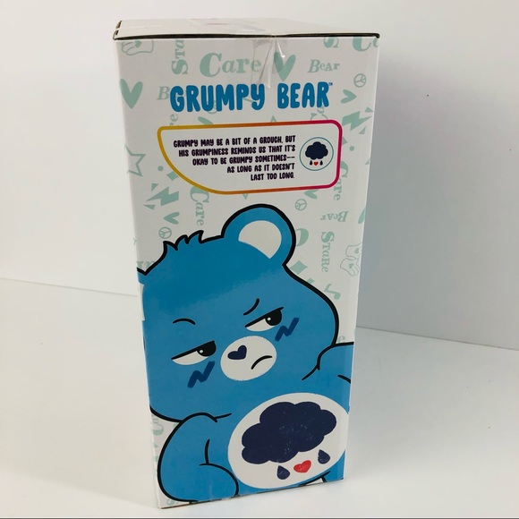 Care Bears Plush 14" Grumpy Bear with Special Care Coin New in Box - Picture 5 of 5